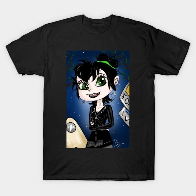 The Little Vampire Witch T-Shirt by OCDVampire